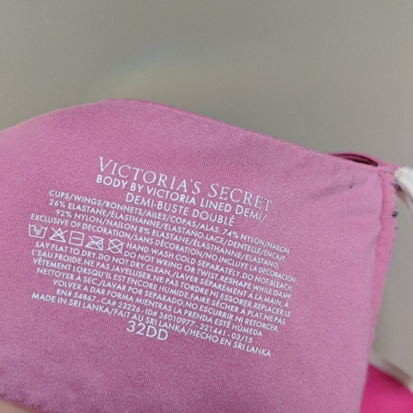 VS 32DD Lined Demi Bra - Picture 4 of 4